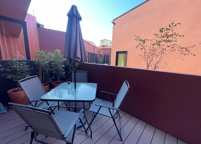 New Cozy Oasis In The Center Terrace And Garage 公寓 波尔图