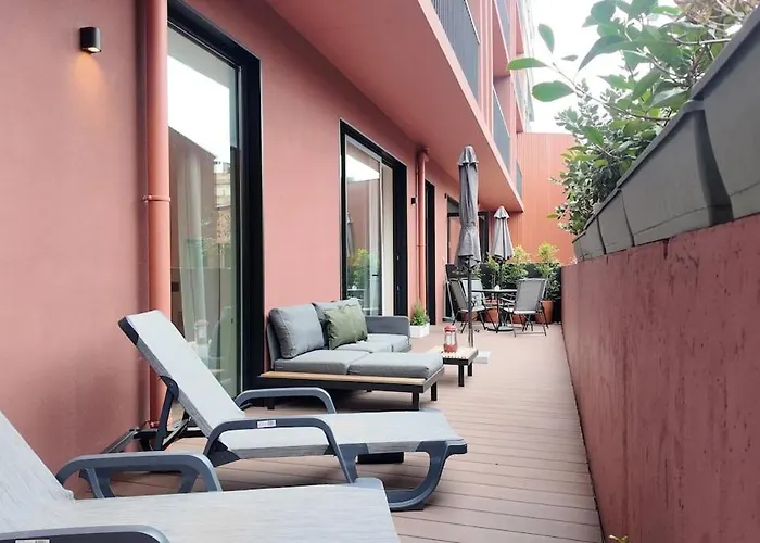 New Cozy Oasis In The Center Terrace And Garage Appartement *